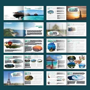 旅途平安，風(fēng)景如畫——交通安全與旅游業(yè)務(wù)海報(bào)插畫設(shè)計(jì)